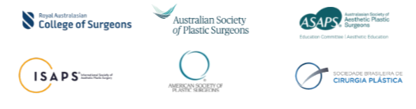 Professional memberships: RACS, ASPS, ASAPS, ISAPS, American Society of Plastic Surgeons, SBCP